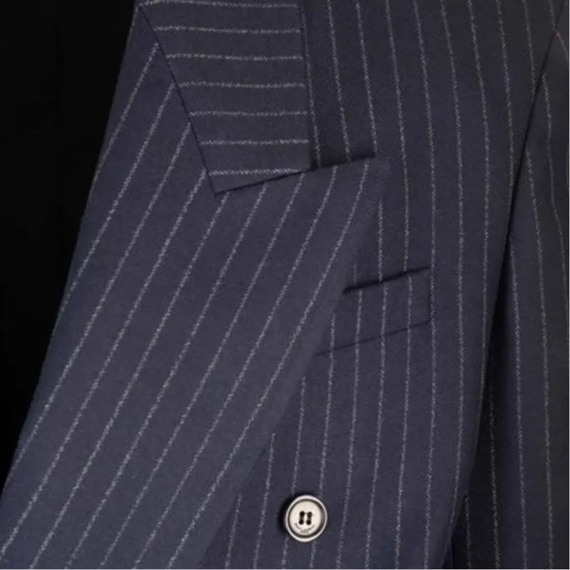 SAINT LAURENT Oversized Striped Jacket-8