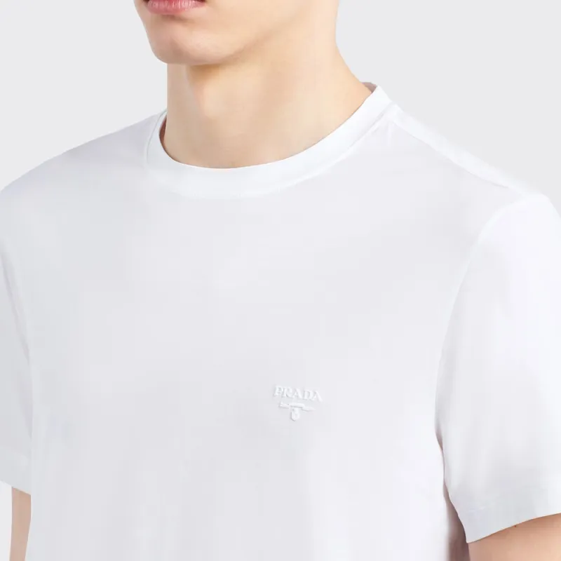 PRADA T-Shirts Men White-8