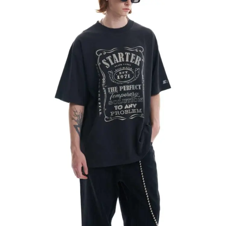STARTER T Shirt Unisex Dark Gray-3