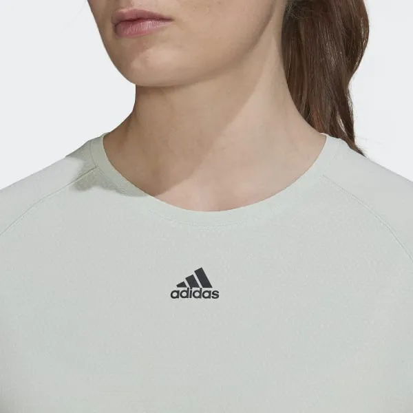Adidas T Shirts Women's Cyan-4