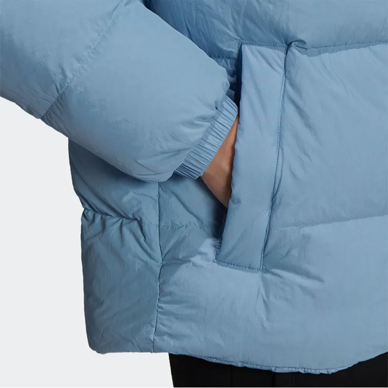 Adidas Originals Down Regent HOODED PUFFER JACKET Down Jacket Men's Sky Blue-3