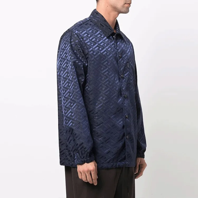 FANSIZHE VERSACE SS22 Jackets Coats Men's Blue-3