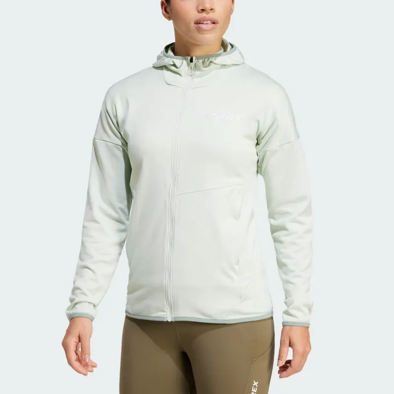 Adidas Free Shipping With AdiClub Terrex Xperior Climawarm Light Fleece Hooded Jacket-1