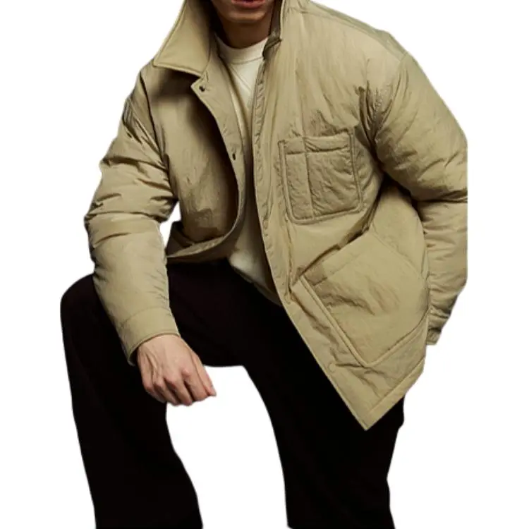 H&M Jackets & Coats Men's Light Khaki Green-1