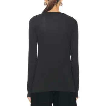 NILI LOTAN T-Shirt Women's Washed Black