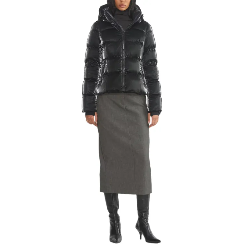 ARITZIA The SuperSnug PufftM - Liquid Shine Down Jacket Women's Black-1