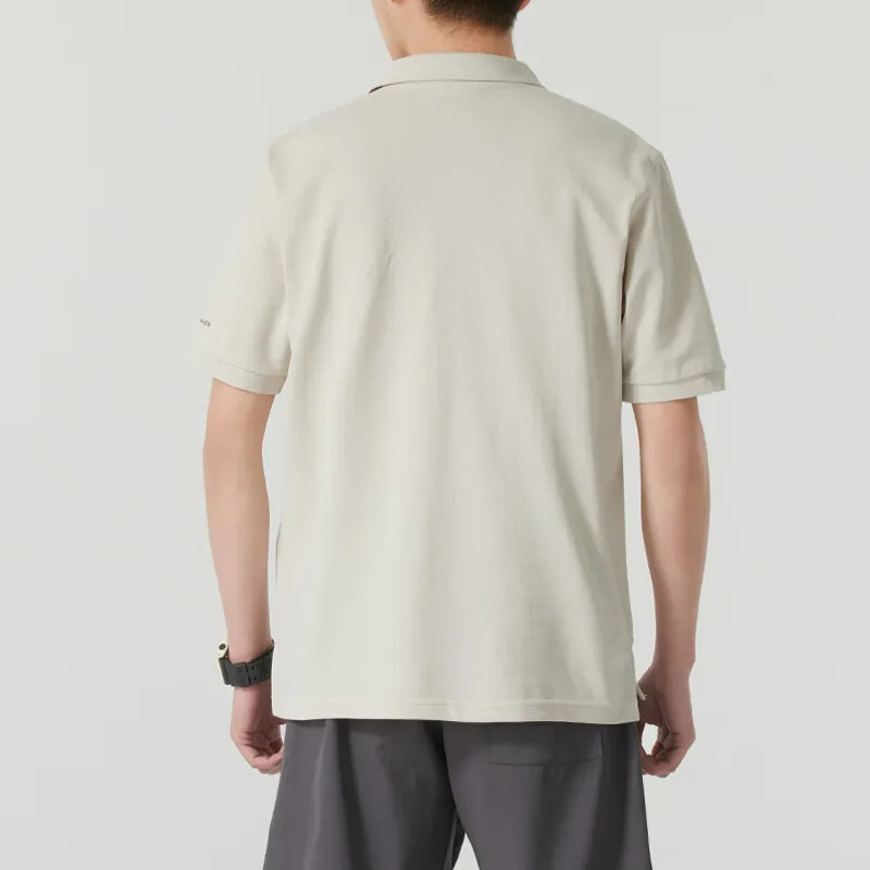 Columbia Polo Shirt Men's Beige-3