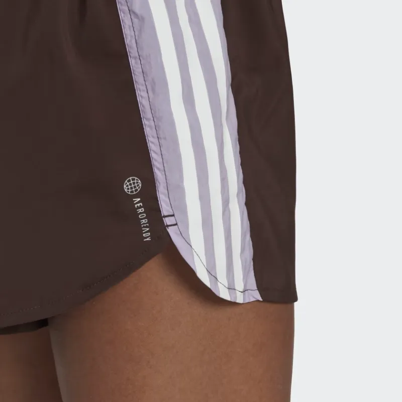 Adidas Casual Shorts Women's Black Orange-5