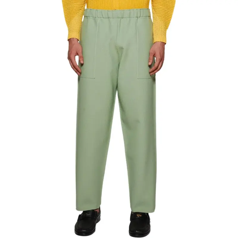 Homme Plissé Issey Miyake Inlaid Elasticated waist Trousers-2