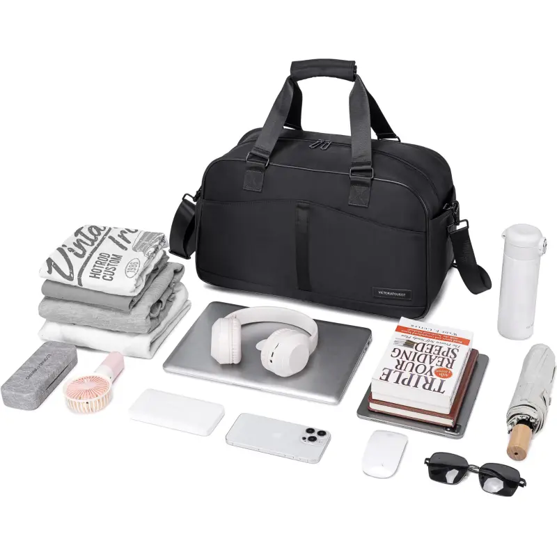 Victorian Traveler Polyester Travel Bag 40L Men's Black-7