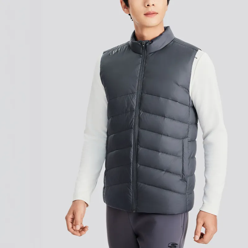 Skechers Basic Sports Series Vest Men's Periscope Gray-2