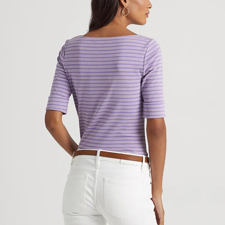 Polo Ralph Lauren SS23 T Shirt Women's Purple-3