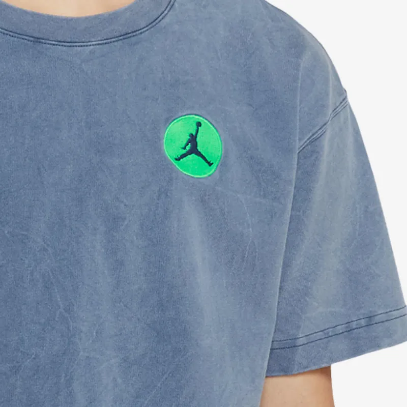 Jordan T Shirt Men's Deep Sea Blue-4