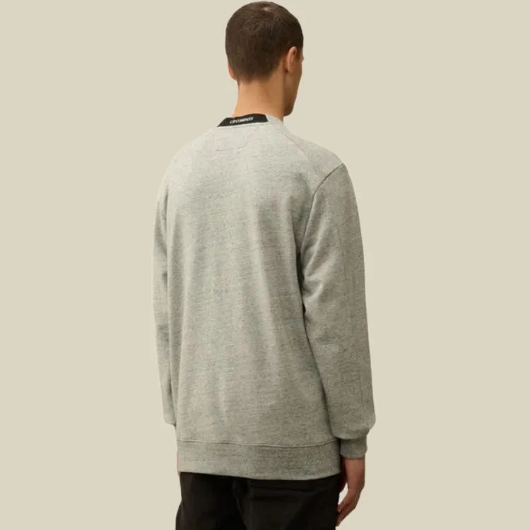 C.P.Company Diagonal Raised Fleece Crew Neck Sweatshirt-2