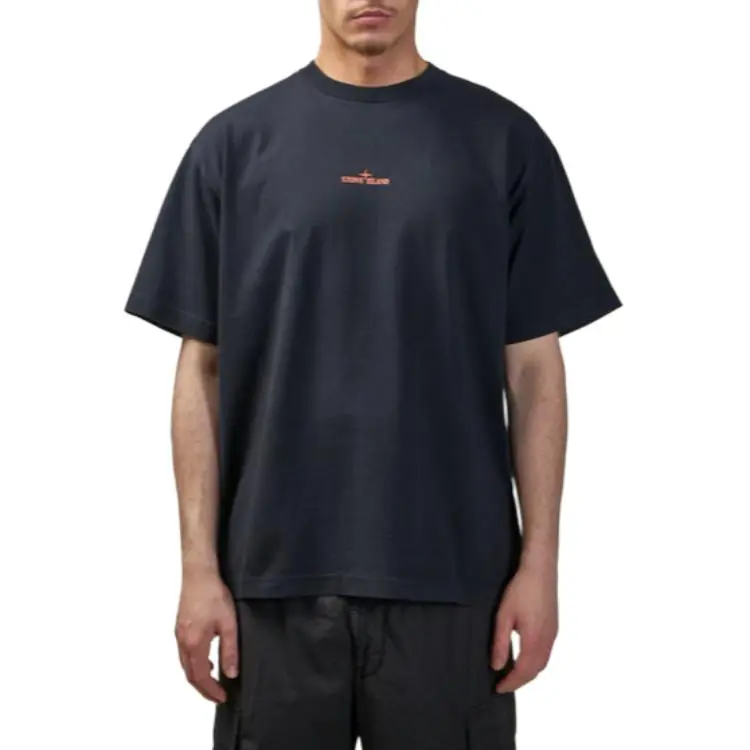 STONE ISLAND Logo Printed Crewneck T Shirt-2