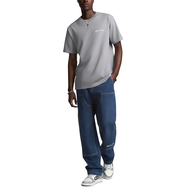 DIOR T Shirts Men Gray-2