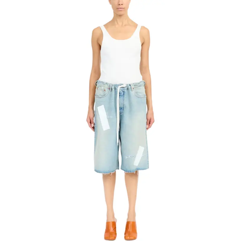 MM6 Maison Margiela Logo patch Shorts-1
