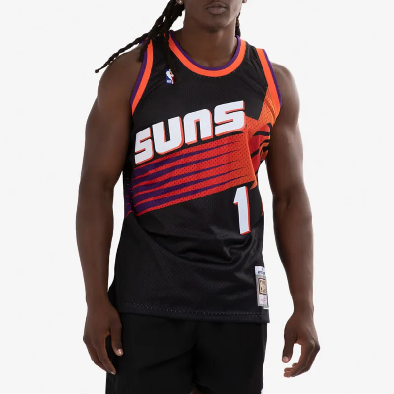 Mitchell Ness Basketball Jerseys Men Black-2