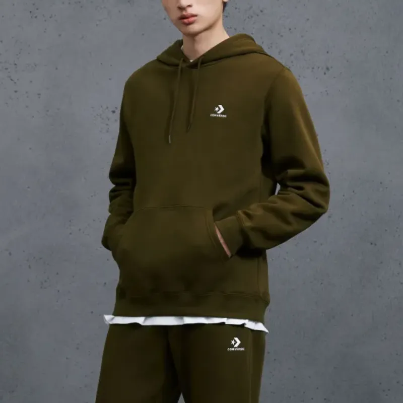 Converse Go To Embroidered Star Chevron Standard Fit Fleece Hoodie-2