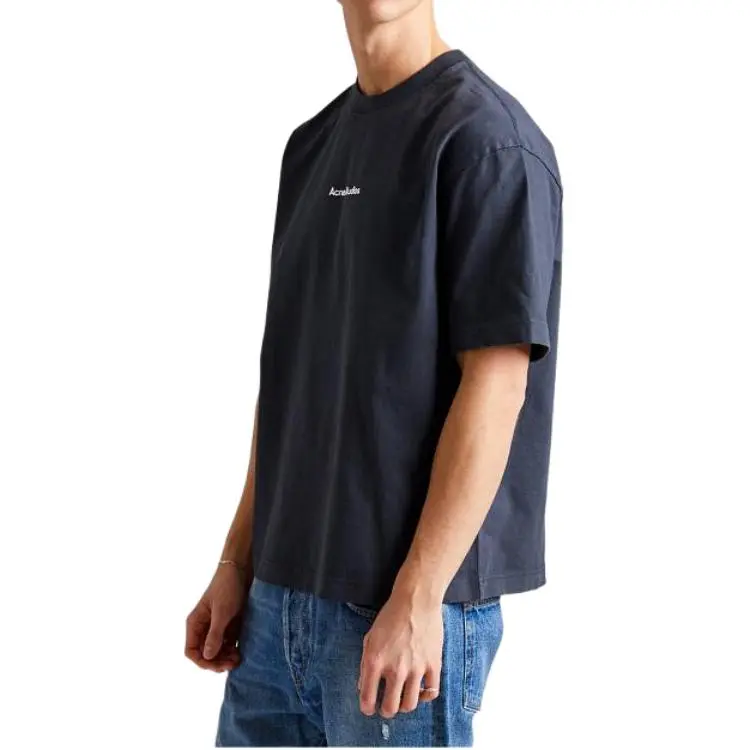 Acne Studios T Shirt Men's Marine Blue-3