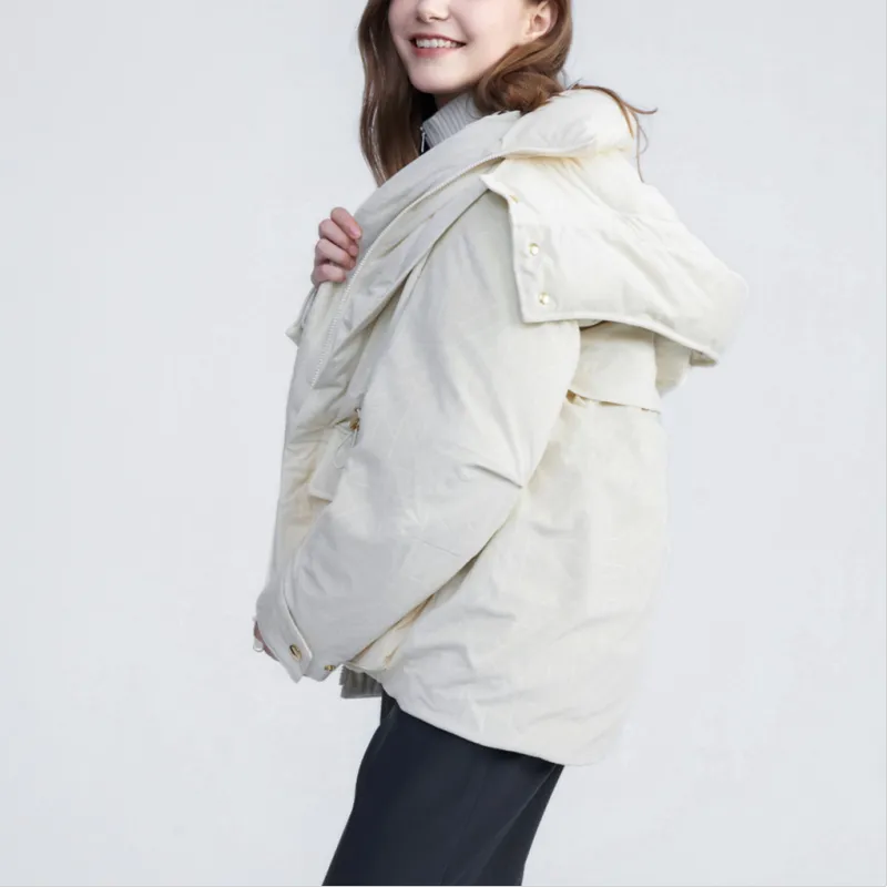 FILA Down Jackets Women's Ice Cream White-3