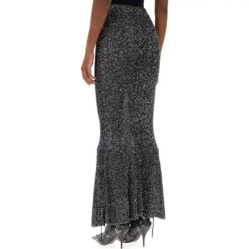 Balenciaga Sequin Embellished Maxi Skirt-3