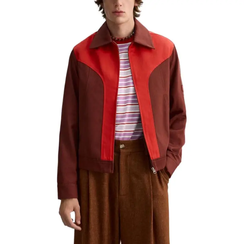 ZARA Harry Lambert Co brand Jackets Unisex Red-2