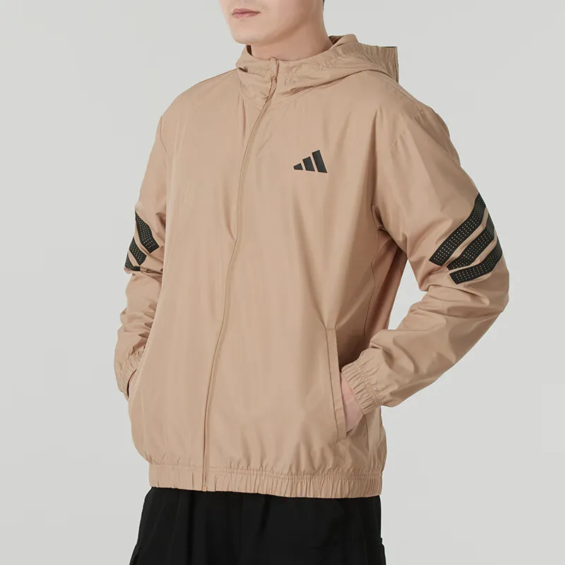 Adidas Free Shipping With AdiClub Icon 3 Stripes Windbreaker-3