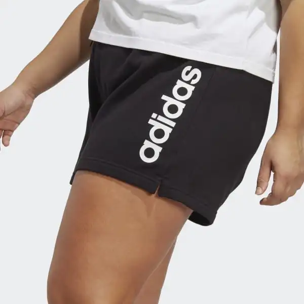 Adidas Free Shipping With AdiClub Essentials Linear French Terry Shorts Plus Size-5