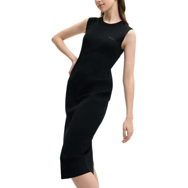 FILA MODERN HERITAGE Sleeveless Dress Women's Jet Black-4