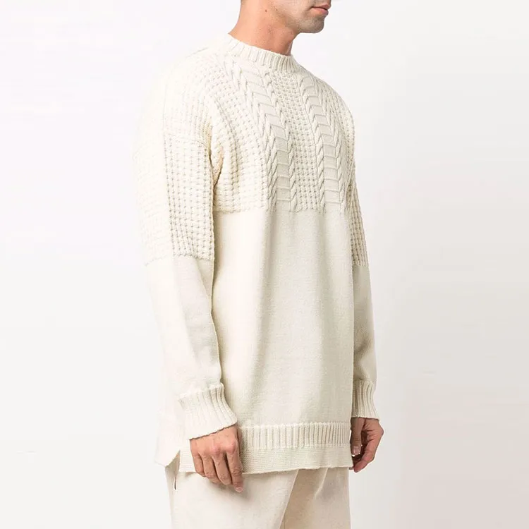 Maison Margiela Cable Knit Crewneck Jumper-1