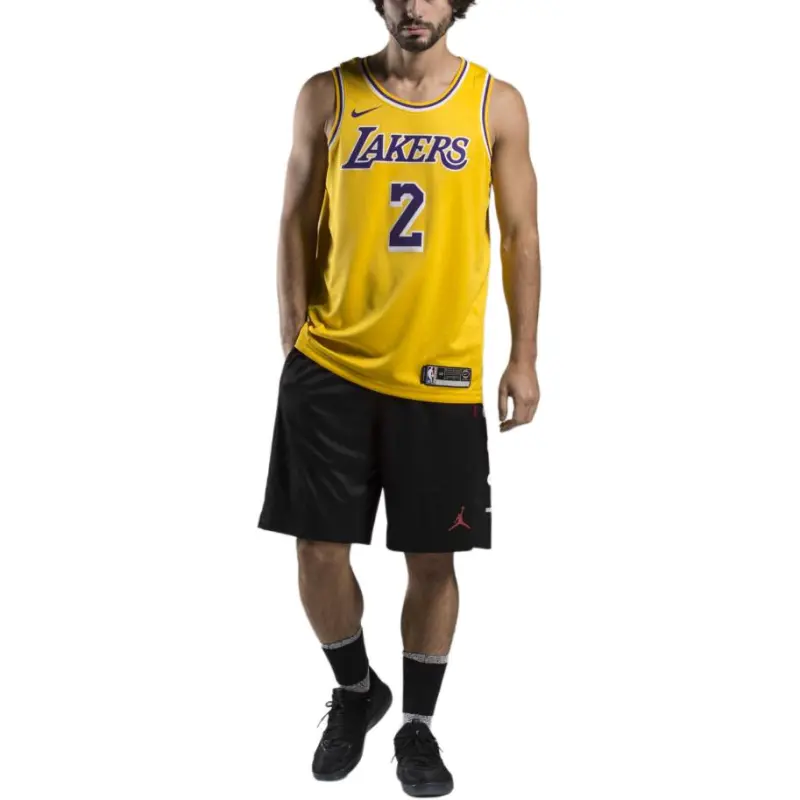 Nike Nike X NBA Basketball Jerseys Men's Yellow-4