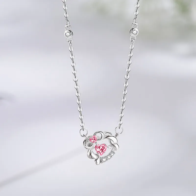 Silver Trim Alloy Necklaces Women's-39