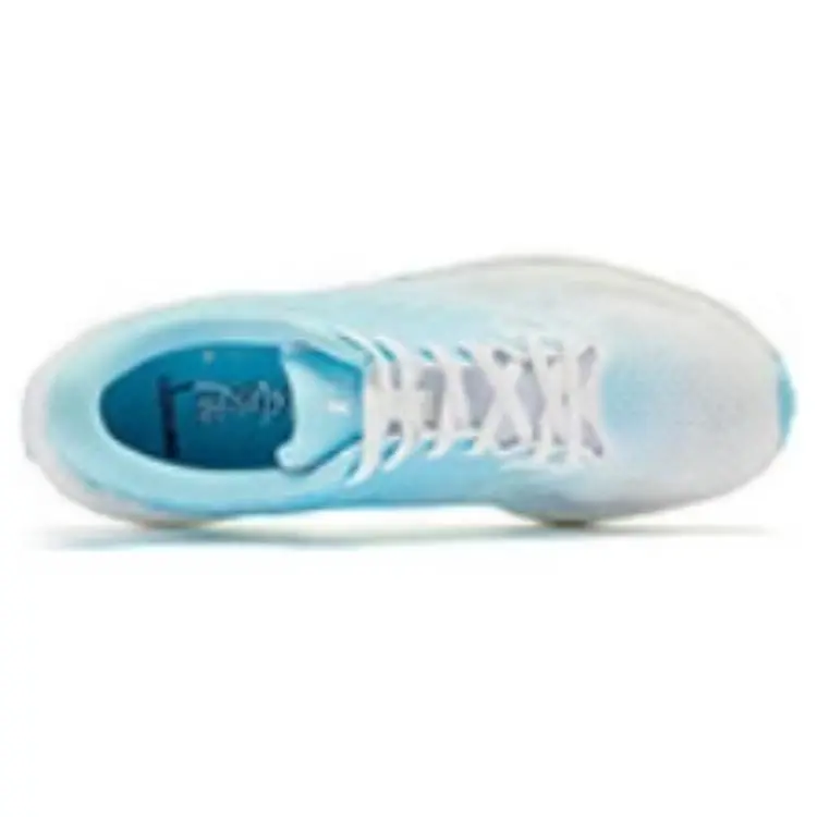 QIAODAN Flying Shadow 4.0 Cushioning, Slip Resistant, And Abrasion Resistant Low Top Running Shoes Women's White Blue-1