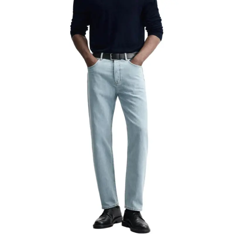 ZARA Jeans Men Light Blue-3