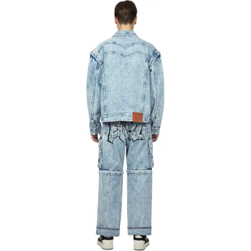 EVISU Jackets Men Denim Blue-2