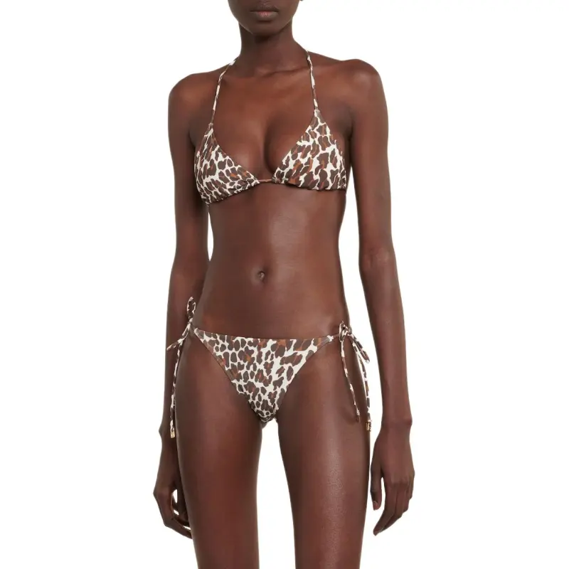 TORY BURCH Leopard Printed String Bikini Bottom-3