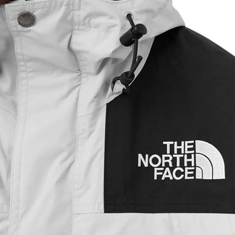 THE NORTH FACE Waterproof And Windproof Windbreaker Jacket Men's Limestone White-3