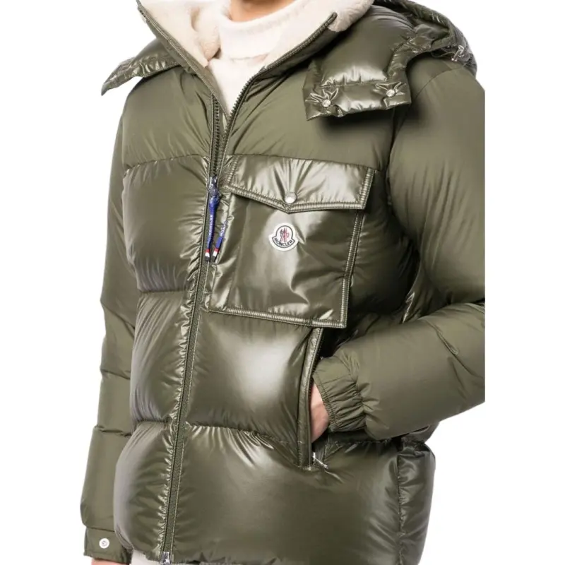 Moncler FW22 Down Jacket Men's Green-4