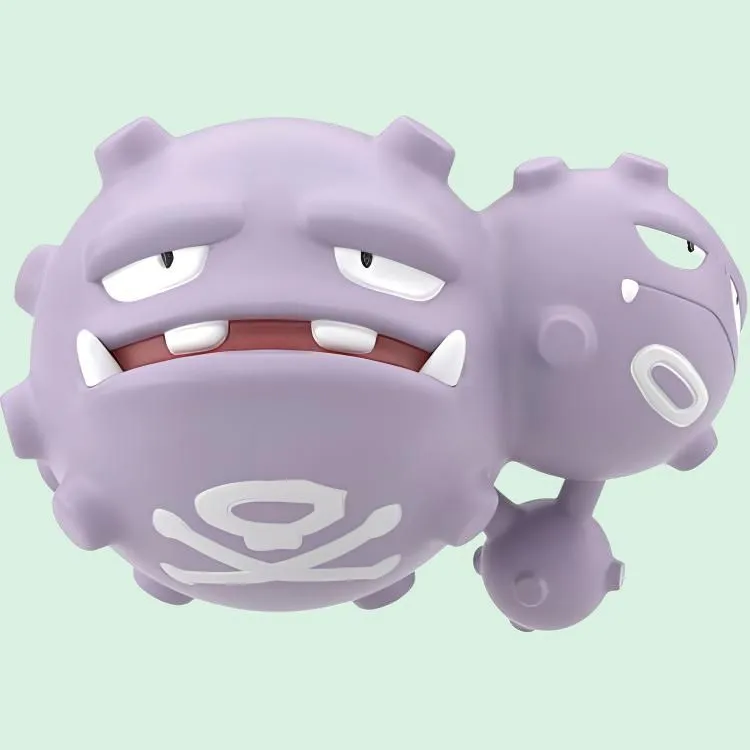 BANDAI Pokémon Aojie Big Mouth Bat Double Sludge Set Hobby Model-2