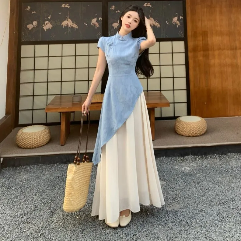 GULIANFEI Short Sleeved Dress Women's-4