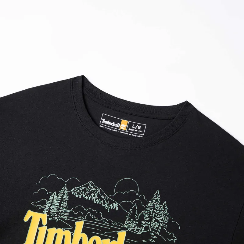 Timberland T Shirt Men's 001 Black-6