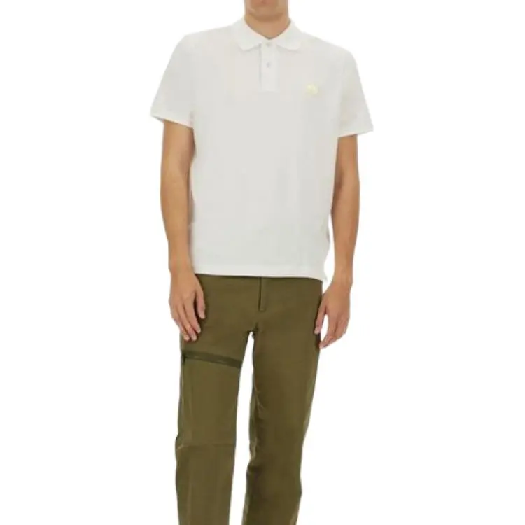 Moose Knuckles Logo Patch Straight Hem Polo Shirt-2