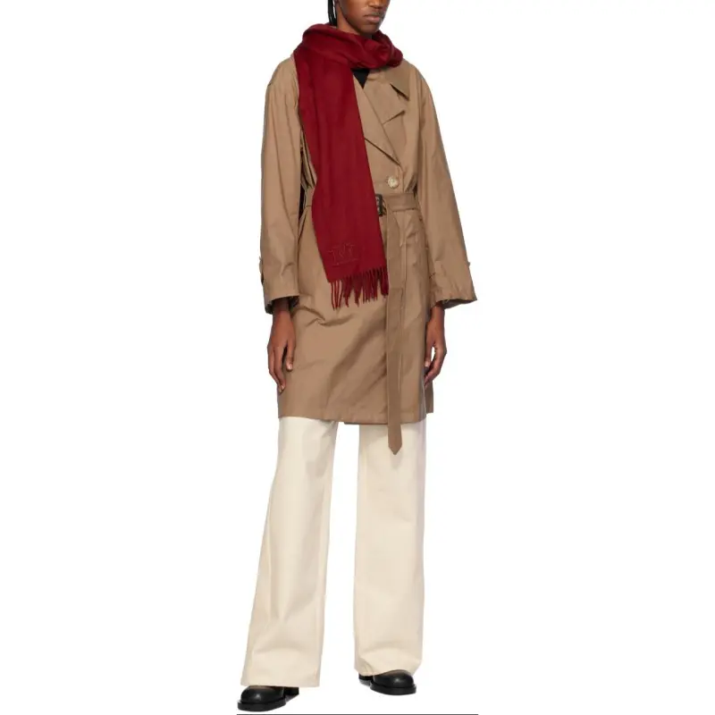 'S MAX MARA Double breasted Trench Coat-5
