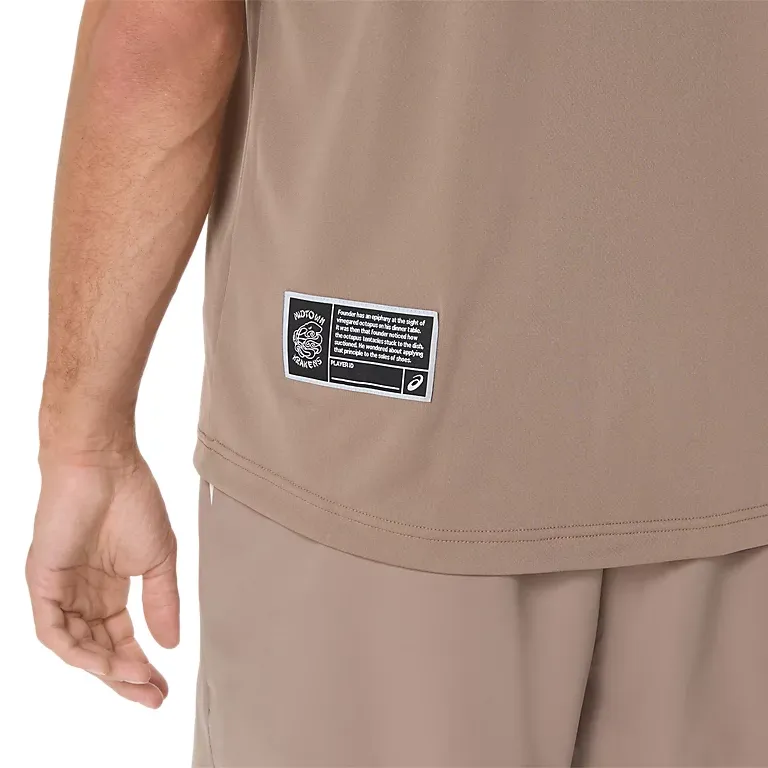Asics T Shirts Unisex Gray-4