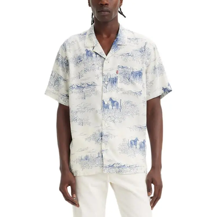 Levis Shirts Men White-2