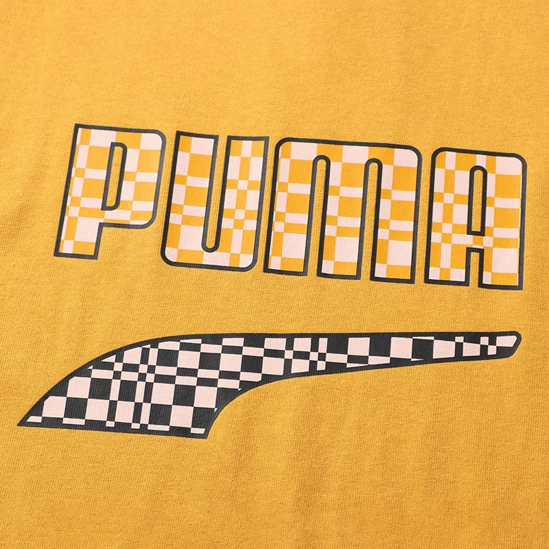 PUMA Downtown T Shirts Men Orange-3