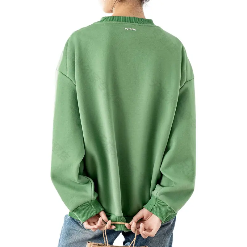 Adidas W BB CREW Sweatshirt Women's Green-3