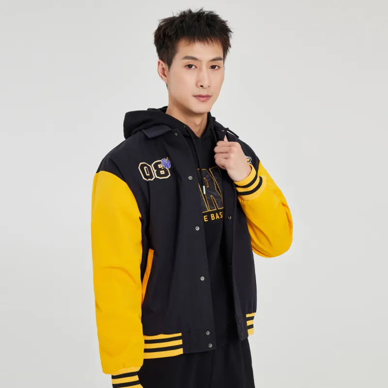 Erke Jacket Men's Jet Black/Cadmium Yellow-5