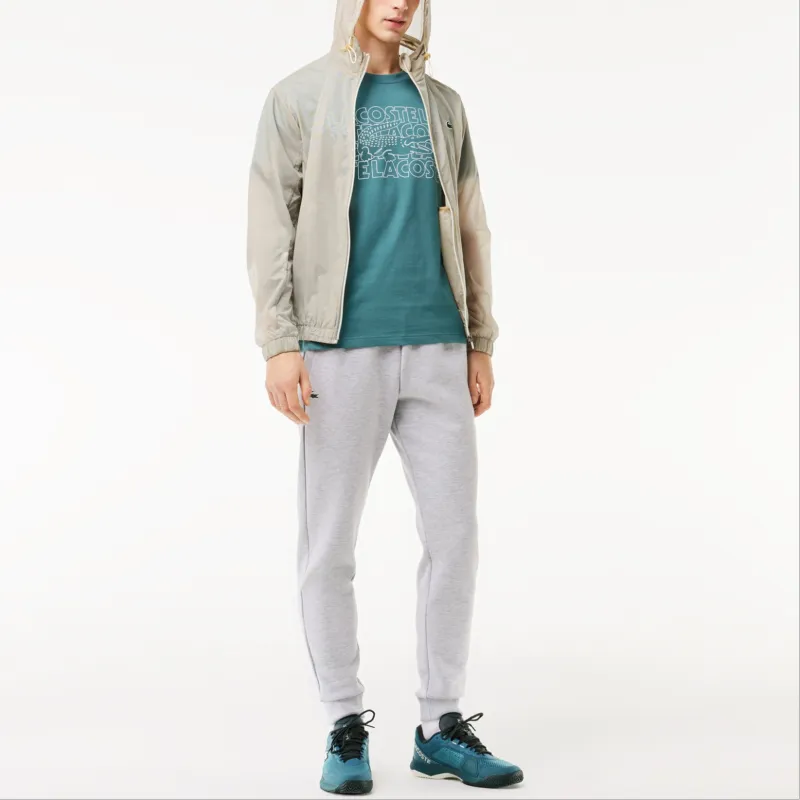 LACOSTE T Shirt Men's Aqua Blue-3